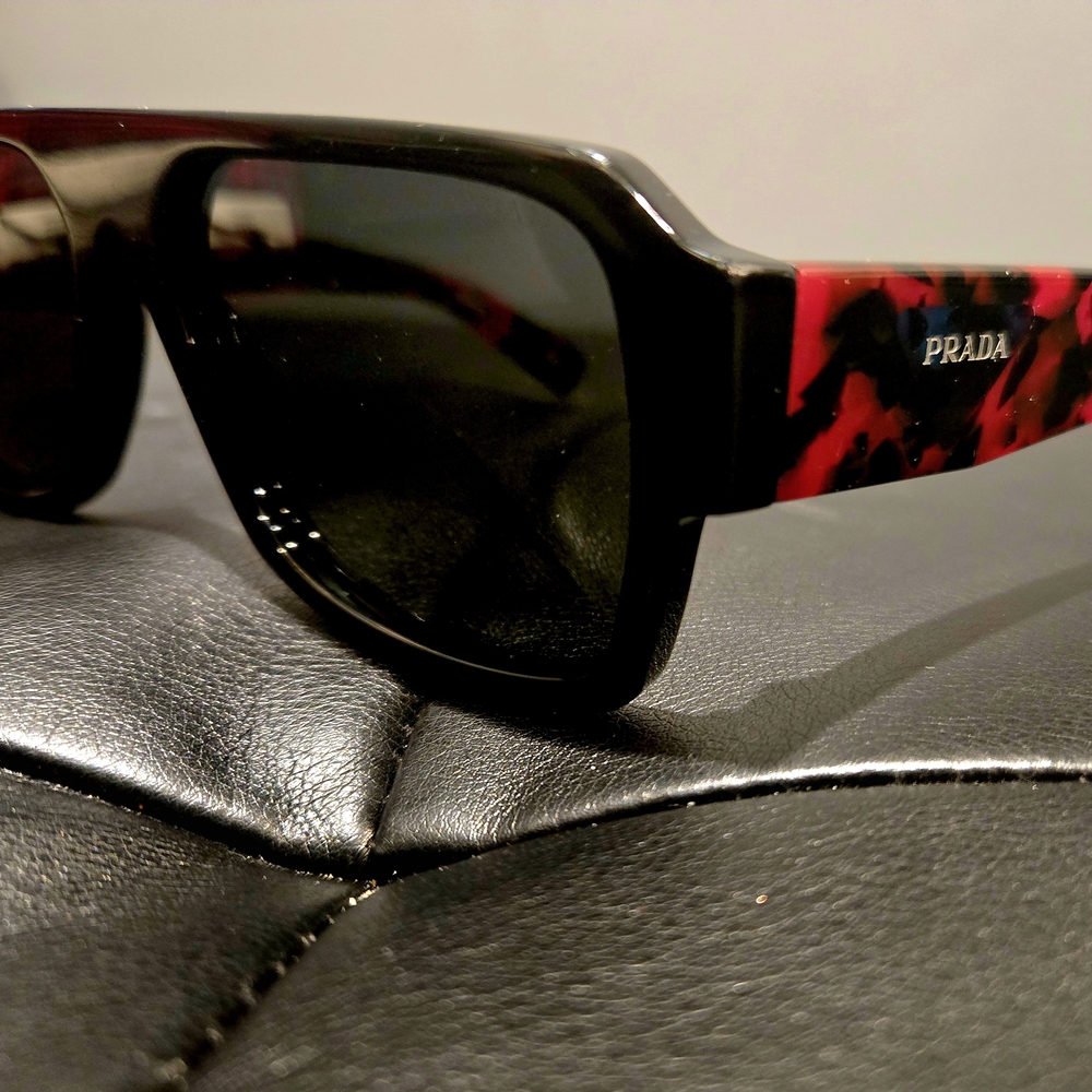 Prada Glossy Black Eyewear